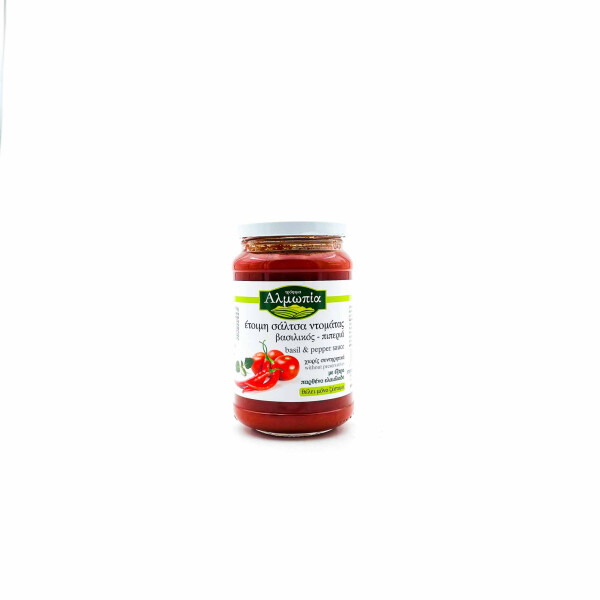 ALMOPIA Tomaten-Basilikum-Peperoniesauce 360g